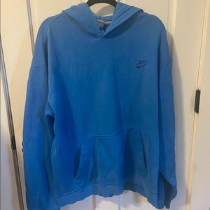 Blue Nike Oversized Hoodie